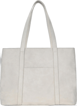 Antik Kraft Aria Tote | Vegan Leather Handbag Tote Purse for Women | 18" L x 7" W x 12.5" H | Black