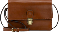 Patricia Nash | Lanza Leather Crossbody Bag | Women's Crossbody Purse | Crossbody Clutch Tan
