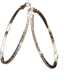 YienDoo Large Crystal Hoop Drop Dangle Earrings Vintage Rhinestones Circle Hoop Earrings Gold Lightweight Geometric Round Loop Earrings Sparkly Statement Earrings Jewelry for Women and Girls