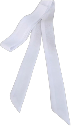 Women Flowing Chiffon Sash Belt for Dress Knotted Waist Tie Waistband for Jeans Shirt White Medium