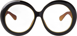 ADE WU Oversized Round Sunglasses for Women Vintage 60s 70s Big Frame Shades UV 400 Protection Sun Glasses Trendy Yellow