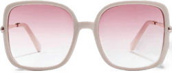 COTIA Oversized Shades Women Sunglasses Black Fashion Square Glasses Big Frame Vintage Retro Glasses Female Unisex Glasses Beige