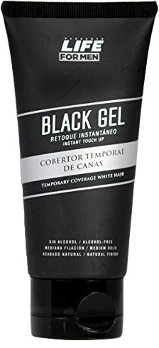 Life for Men Instant White & Gray Hair Touch Up Gel (Black) 80 ml/2.71 fl.oz
