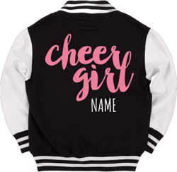 Kids' Custom Cheerleader Letterman: Youth Letterman Varsity Jacket