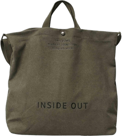 Sumleno Women Large Canvas Tote Handbags Casual Shoulder Work Bag Crossbody Top Handle Vintage Grunge Hobo Bag Army Green One Size
