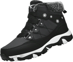 Women's Snow Boots Winter Waterproof Booties Non Slip Durable Warm Shoes Outdoor Hiking Shoes