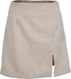 Skirt Overalls Women Women's Short Skirt Solid High Waist Corduroy Skirt Split A Line Skirt Beige