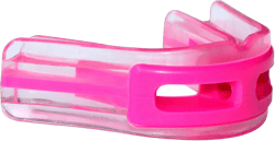Brain-Pad Women's LoPro+ Double Laminated Strap/Strapless Mouthguard Combo, Adult, Pink/Clear