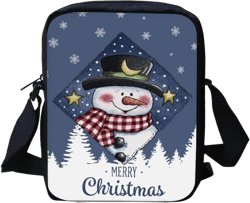 Upetstory Small Crossbody Bags for Women Men Girls Boys Christmas Snowman