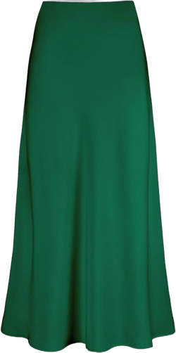 Maxi Skirts for Women 2024 Silk Elegant High Waist Cocktail Party Wedding Mermaid Hem Satin Skirts