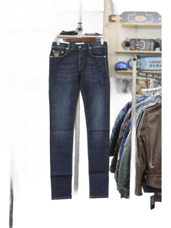 April77 Men's Joey Mick Dirt Jeans Indigo Dark Wash 5WJMDIR