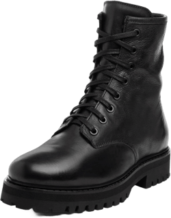 Thursday Boot Company Women's Lace up Leather Combat Boots 5 Black