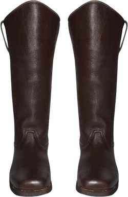 Cavalry Civil War Men's Black Leather Long Boots: Authentic Style for Historical Reenactments, Cosplay, and Collectors - Available in Sizes 7 to 15 7.5 Dark Brown