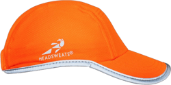 Headsweats Women's Performance Reflective Race Hat Baseball Cap for Running and Outdoor Lifestyle One Size Orange Reflective