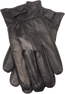 REED Men's Genuine Leather Warm Lined Driving Gloves - Touchscreen Texting Compatible 3X-Large Black
