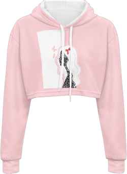 Ystardream Girl's Casual Sweatshirts Long Sleeve Crop Top Hoodies for Women 4X-Large Fashion Pink Girl