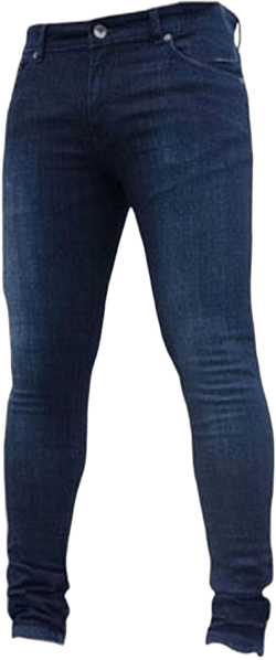 Men's Skinny Jeans Tapered Leg High Rise Jean Trousers Younger-Looking Fashionable Comfy Stretch Fit Denim Pants Large Navy
