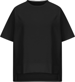 yardsong Oversized Tshirts for Women Summer Trendy Short Sleeve Crew Neck Hi-Low Tops Casual Boyfriend Style Y2k Tees Shirts Black X-Large