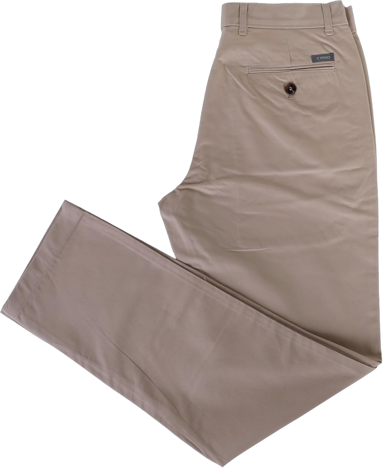 100% Cotton Slim Fit Men's Chino Pants Comfortable and Durable Work Pants, Ideal for Office or Casual Wear 36W x 30L Khaki