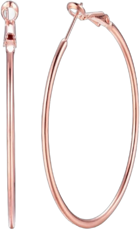 Dainty 70mm Gold Plated Big Large Hoop Earrings for Women Sensitive Ears Fashion Round Circle Huggie Hypoallergenic Hoops 3 Inch Fashion Minimalist Hooped for Bff Birthday Her Rose Goldtone