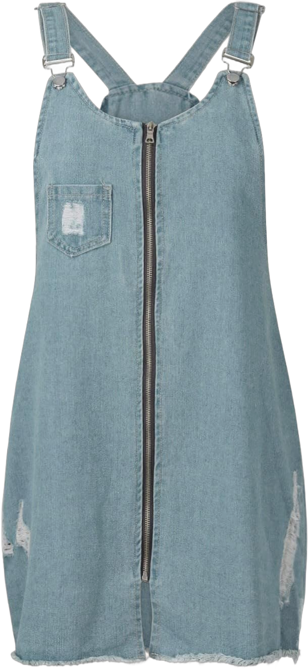 PETYCZEN Denim Jumpsuit for Women Casual Sleeveless Adjustable Strap Short Jumpsuits Stretchy Baggy Bib Overalls Romper Dress Large E-light Blue