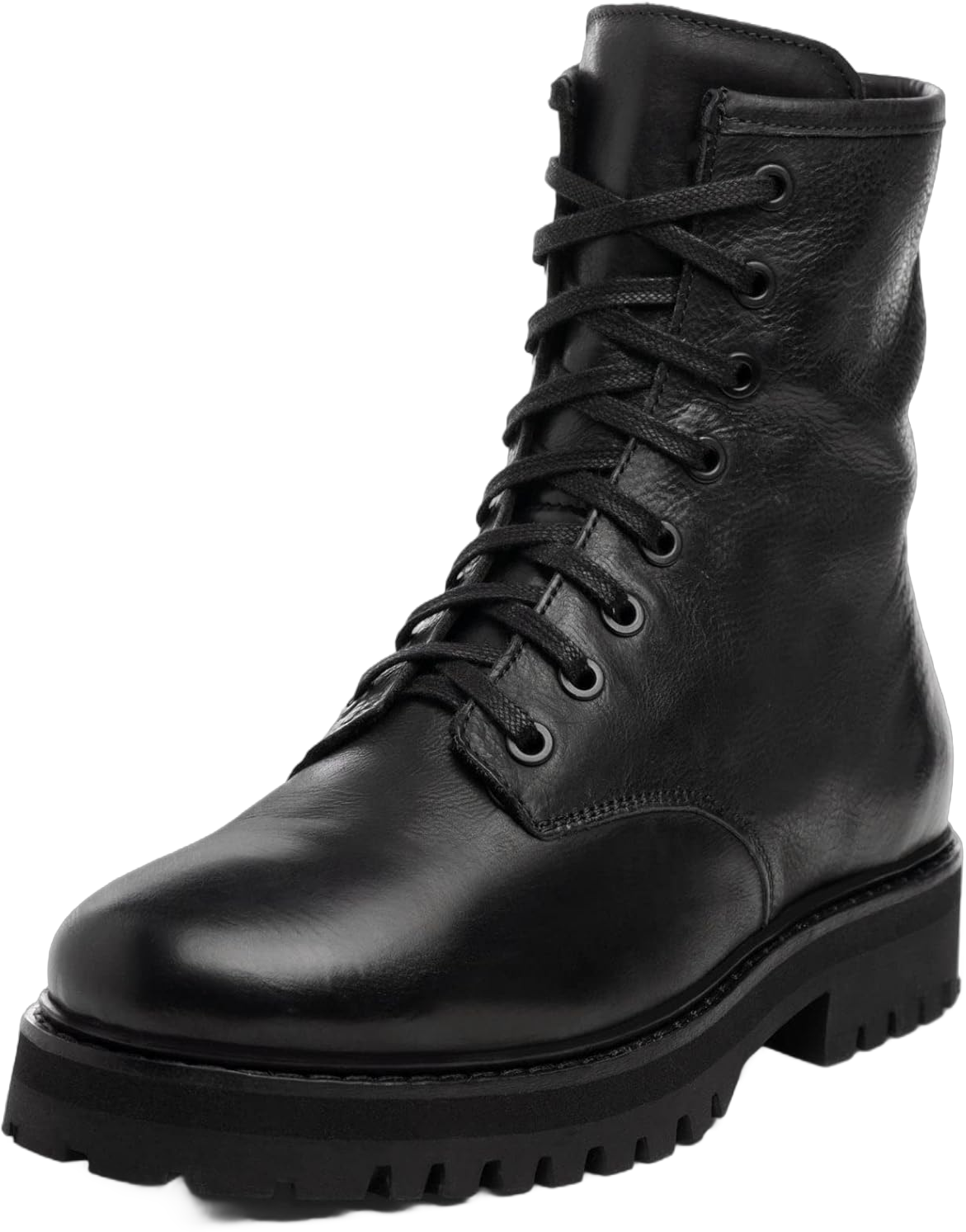 Thursday Boot Company Women's Lace up Leather Combat Boots 10 Black