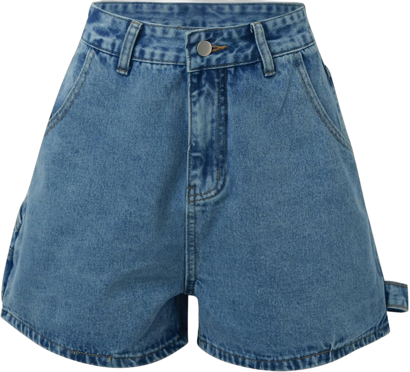 Womens Jean Shorts High Waisted Denim Shorts with Pockets 2024 Trendy Summer Casual Baggy Jean Shorts