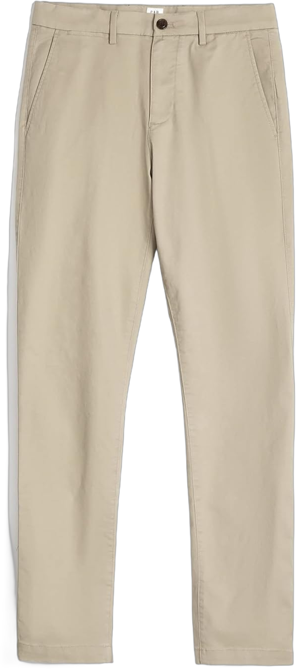 GAP Men's Essential Skinny Fit Khaki Chino Pants 32W x 34L Iconic Khaki