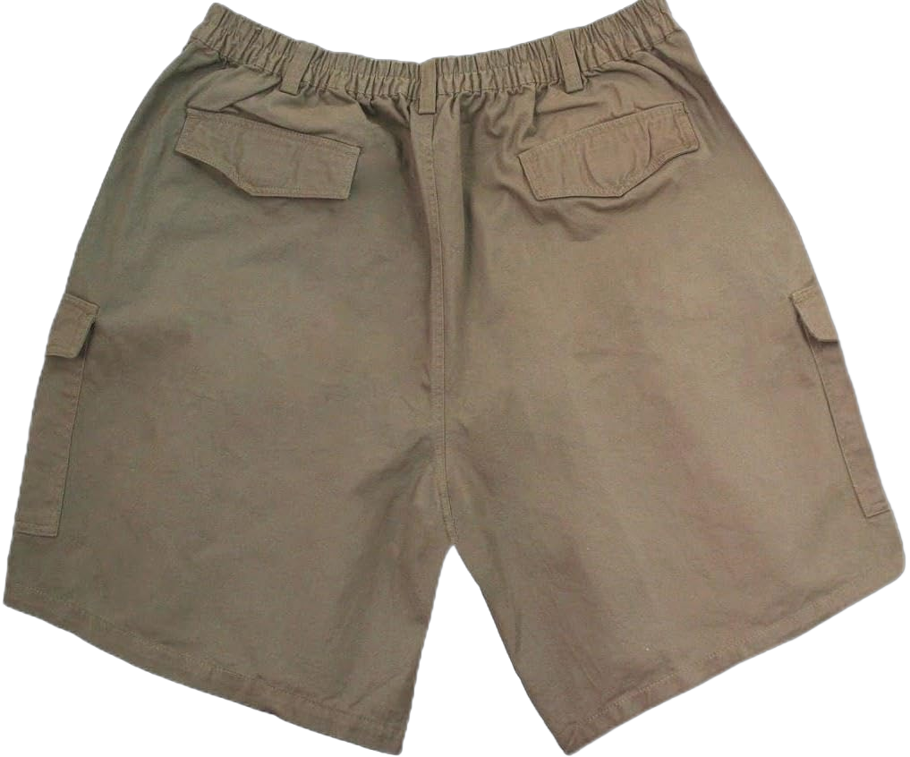 Falcon Bay Big and Tall Men's Expandable Waist Cargo Shorts 3X-Large Khaki