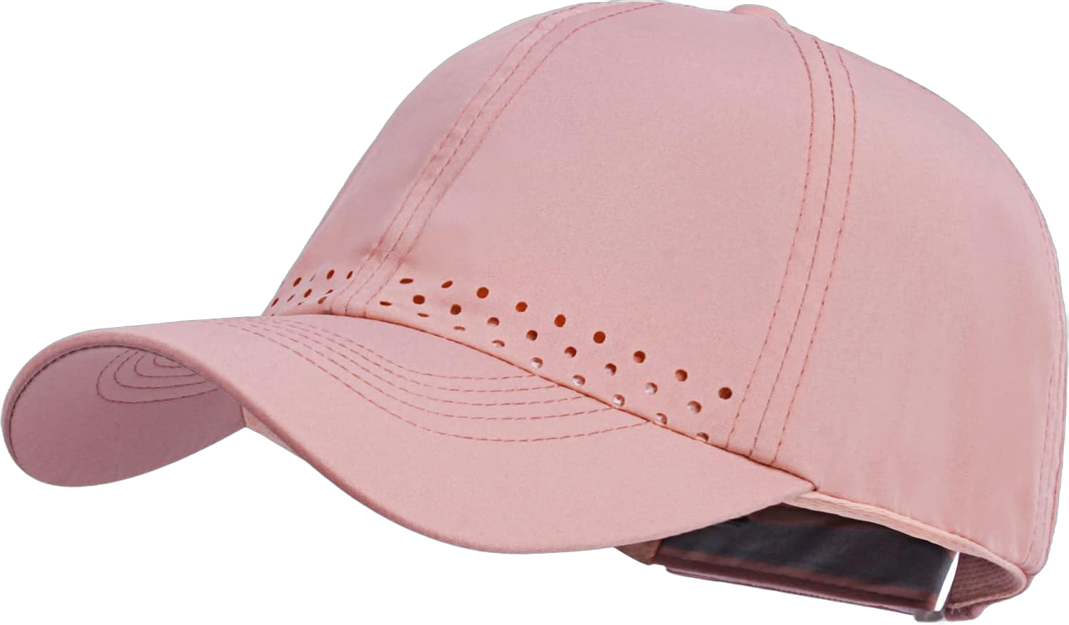 Women Quick Drying Baseball Cap Sun Hats Mesh Lightweight UV Protection for Outdoor Sports - Multiple Colors #2 Dark Pink